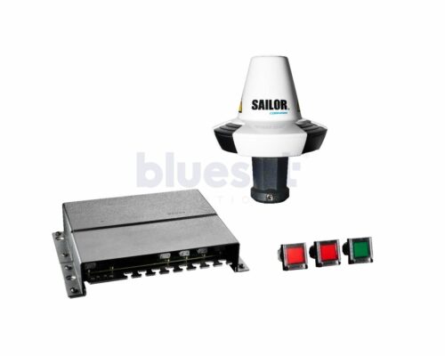 Hệ Thống Báo Động An Ninh Vệ Tinh SAILOR 6120 mini-C SSAS Kèm Bộ Nút Nhấn SSAS Hoa Kỳ