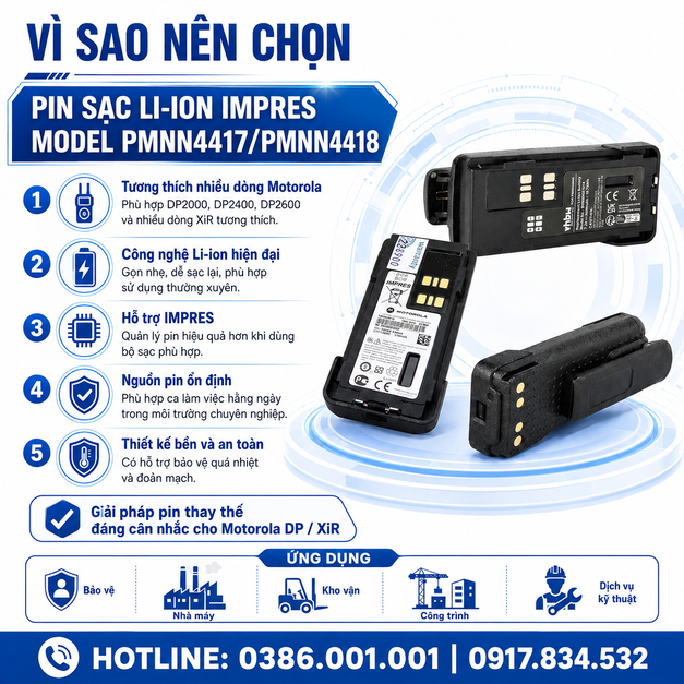 Pin PMNN4417/PMNN4418