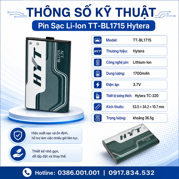 Pin BL1715