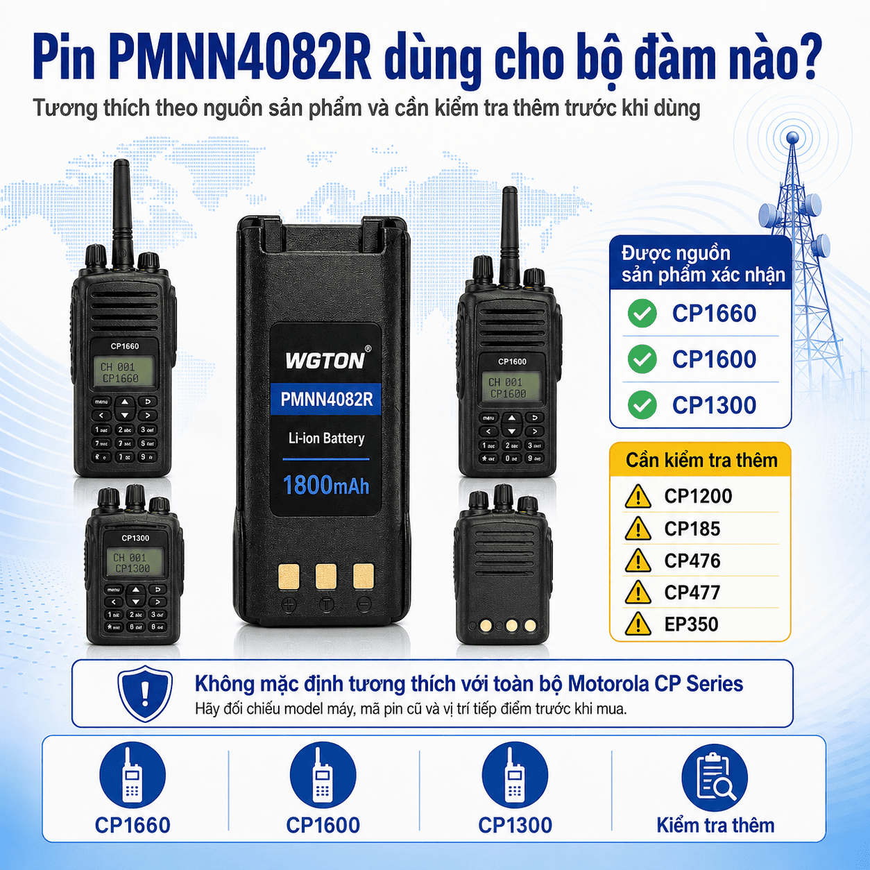 Pin WGTON PMNN4082R 1800mAh