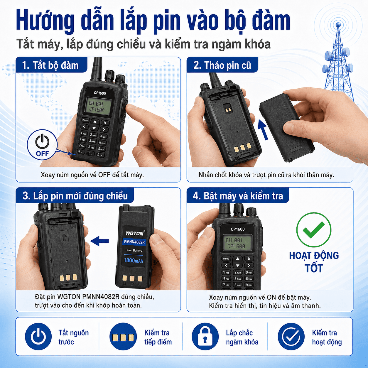 Pin WGTON PMNN4082R 1800mAh
