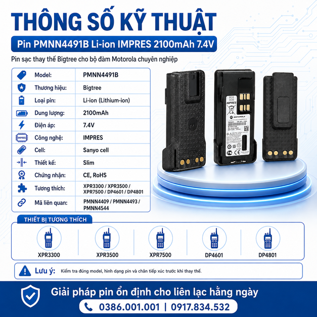 Pin PMNN4491B