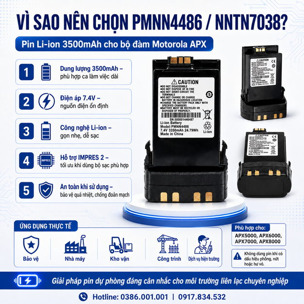 Pin PMNN4486/NNTN7038