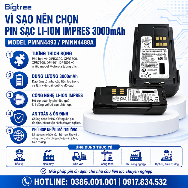 Pin PMNN4493/PMNN4488A