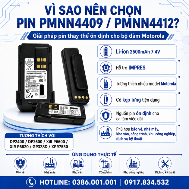 Pin PMNN4409/PMNN4412