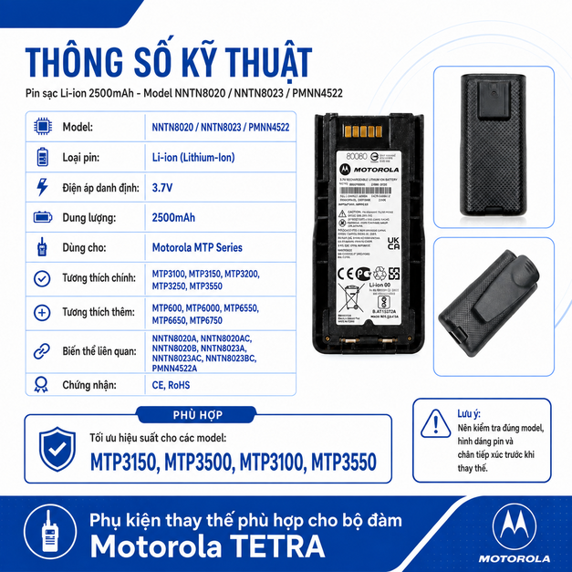 Pin NNTN8020/NNTN8023/PMNN4522