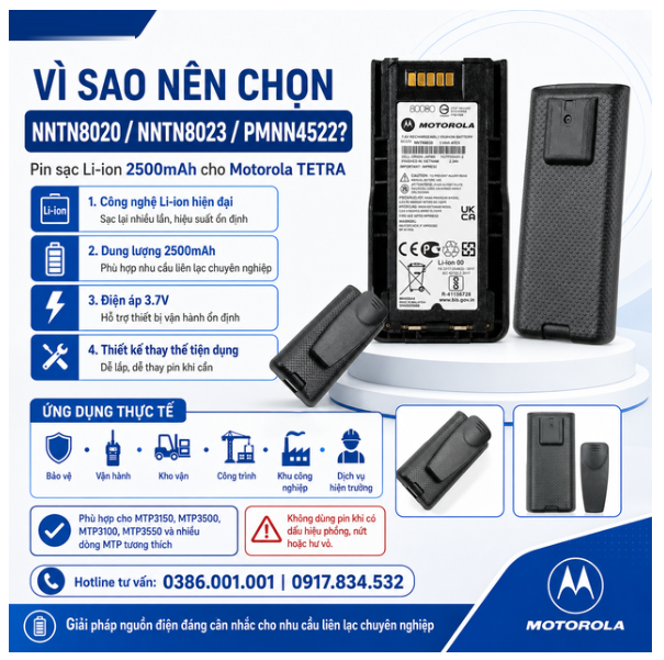 Pin NNTN8020/NNTN8023/PMNN4522