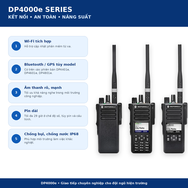 MOTOTRBO DP4000e Series