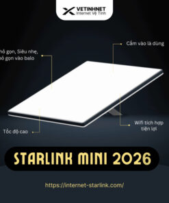 Bộ Phát Wifi Starlink Mini – Internet Vệ Tinh Di Động Mạnh Mẽ Nhất Hiện Nay