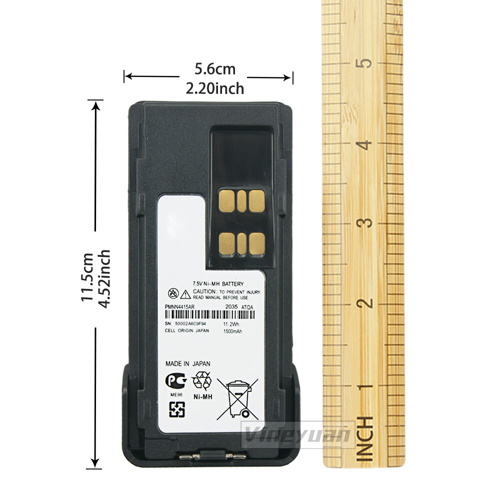 Pin sạc Ni-MH 1500mAh Model PMNN4415 Bigtree Cho Thiết Bị Bộ Đàm Motorola Dòng DP2000/DP2400/DP2600 - Ảnh 2