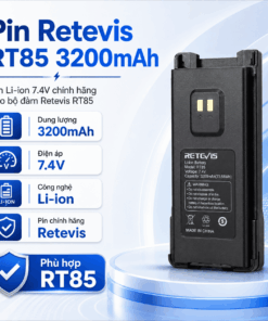 Pin Original Li-ion Rechargeable Battery Pack  Dành cho Retevis RT85