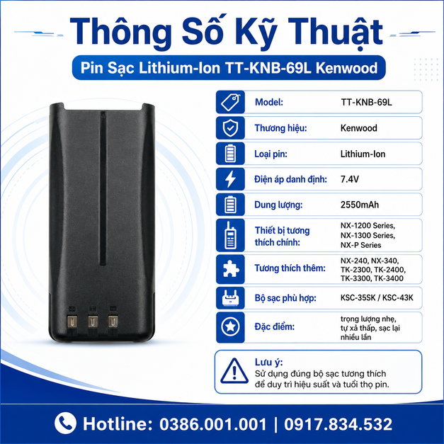 Pin KNB-69L