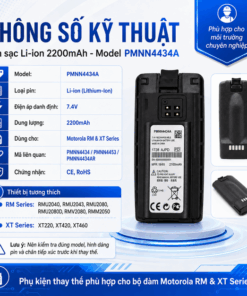 Pin sạc Li-ion 2200mAh Model PMNN4434A