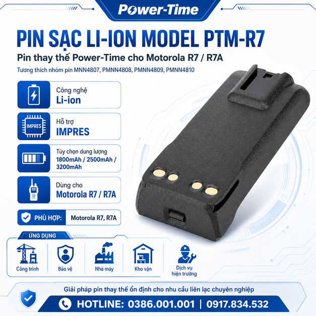 Li-ion Model PTM-R7