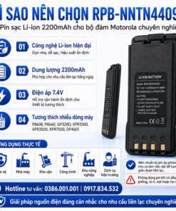 Pin sạc Li-ion 2200mAh Model RPB-NNTN4409