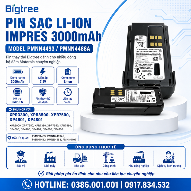 Pin PMNN4493/PMNN4488A