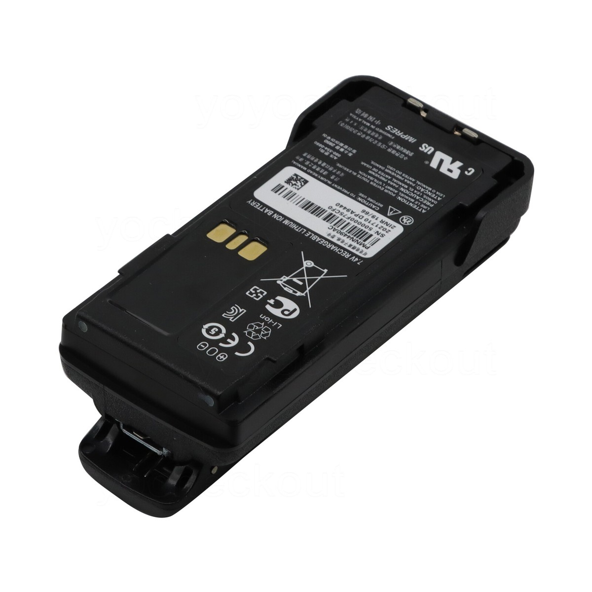 Pin sạc Li-ion IMPRES 2900mAh Model PMNN4490 Bigtree Cho Thiết Bị Bộ Đàm Motorola Dòng DP2400e/DP2600e/XPR7000e/APX900 - Ảnh 5