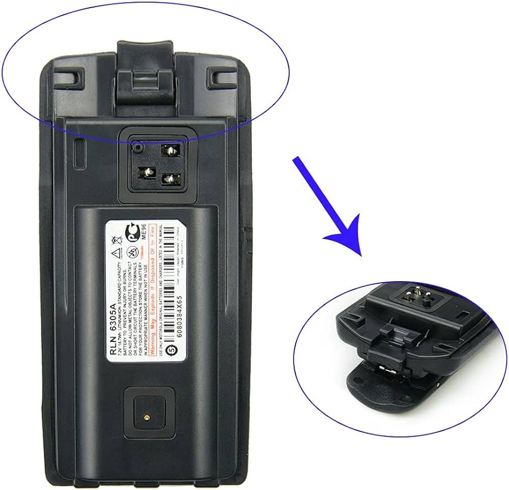 Pin sạc Li-ion 1200mAh RLN6305A cho bộ đàm Motorola - Ảnh 2