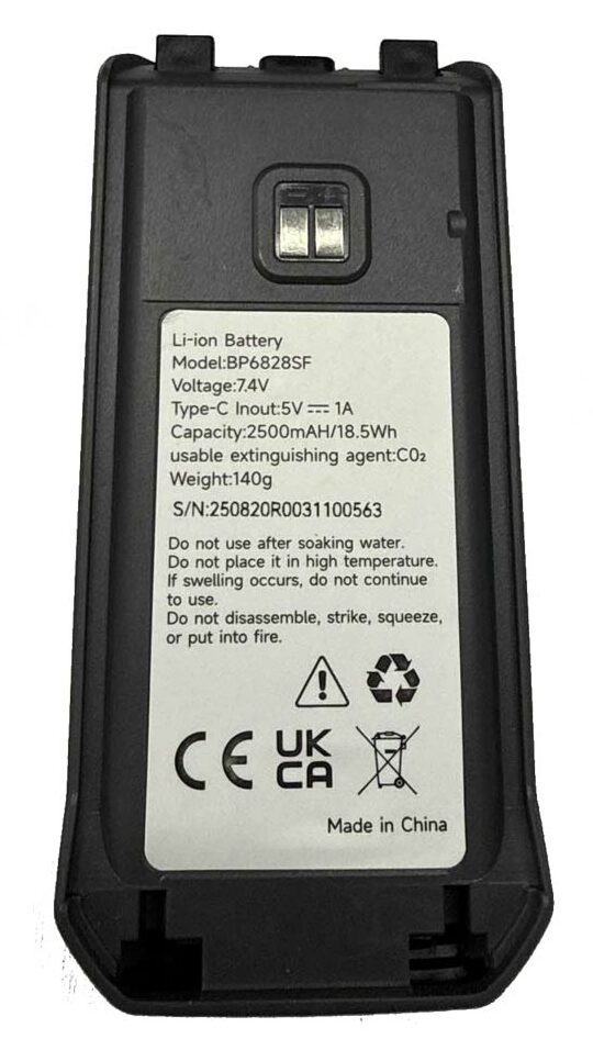 Pin Dự Phòng Retevis A3 Lithium-Ion 2500mAh – Spare Battery Pack Cho Bộ Đàm Retevis A3