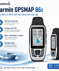 Garmin GPSMAP 86s: Máy định vị GPS cầm tay hàng hải cao cấp cho đi thuyền, câu cá và khảo sát ngoài trời