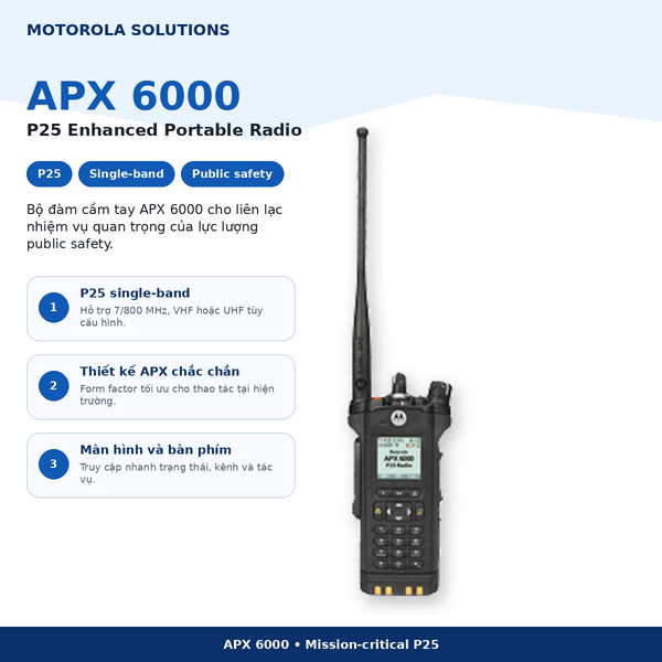 Motorola APX 6000