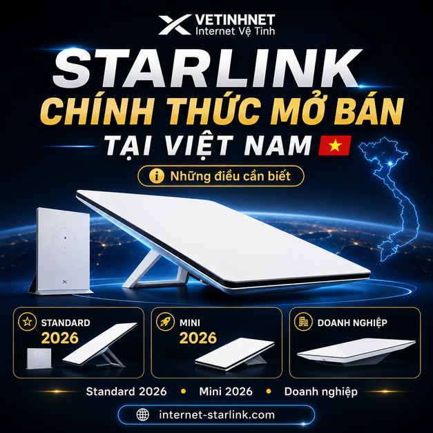 Starlink mở bán tại Việt Nam