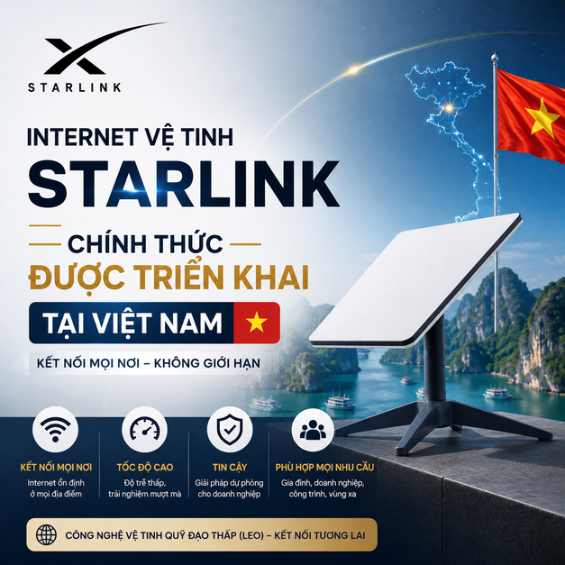 Internet Vệ Tinh Starlink Chính Thức Được Triển Khai Tại Việt Nam