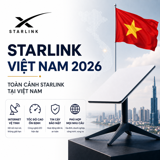 Starlink Việt Nam 2026: Toàn Cảnh Việc Chính Thức Mở Bán Dịch Vụ